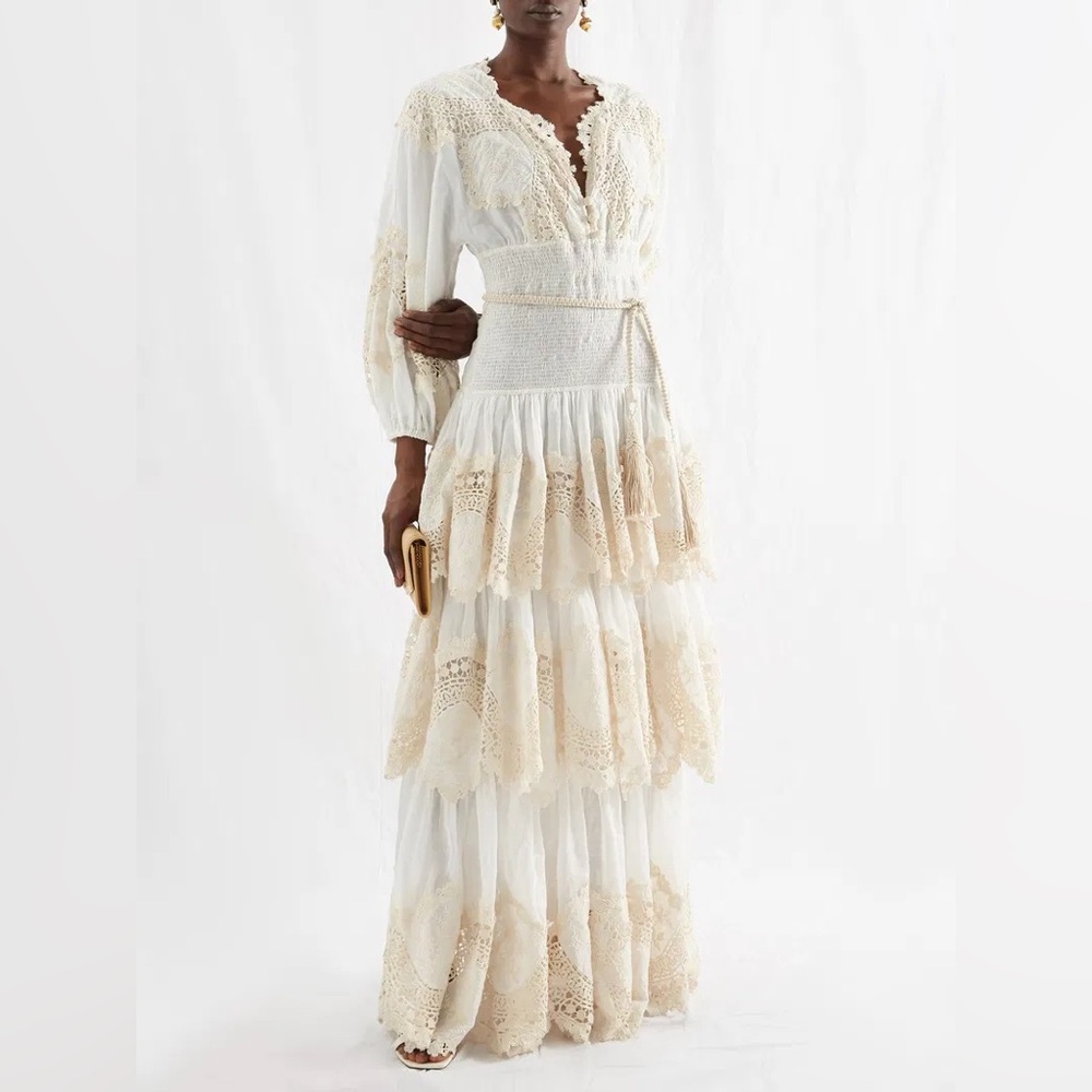 Zimmermann Cream Maxi Dress - Picture 4 of 9